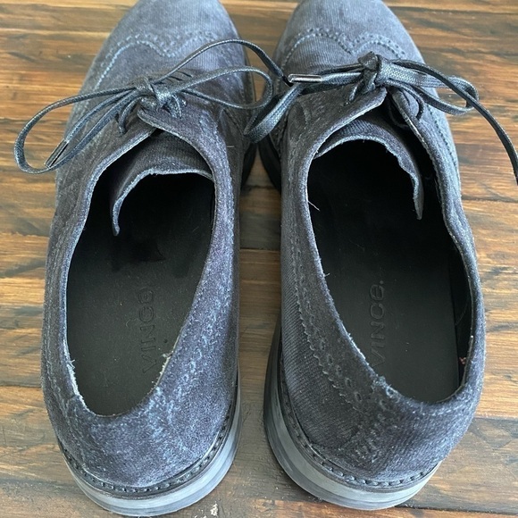 Vince Men’s Pryce Wingtip Suede Oxford Shoes Black main image 8